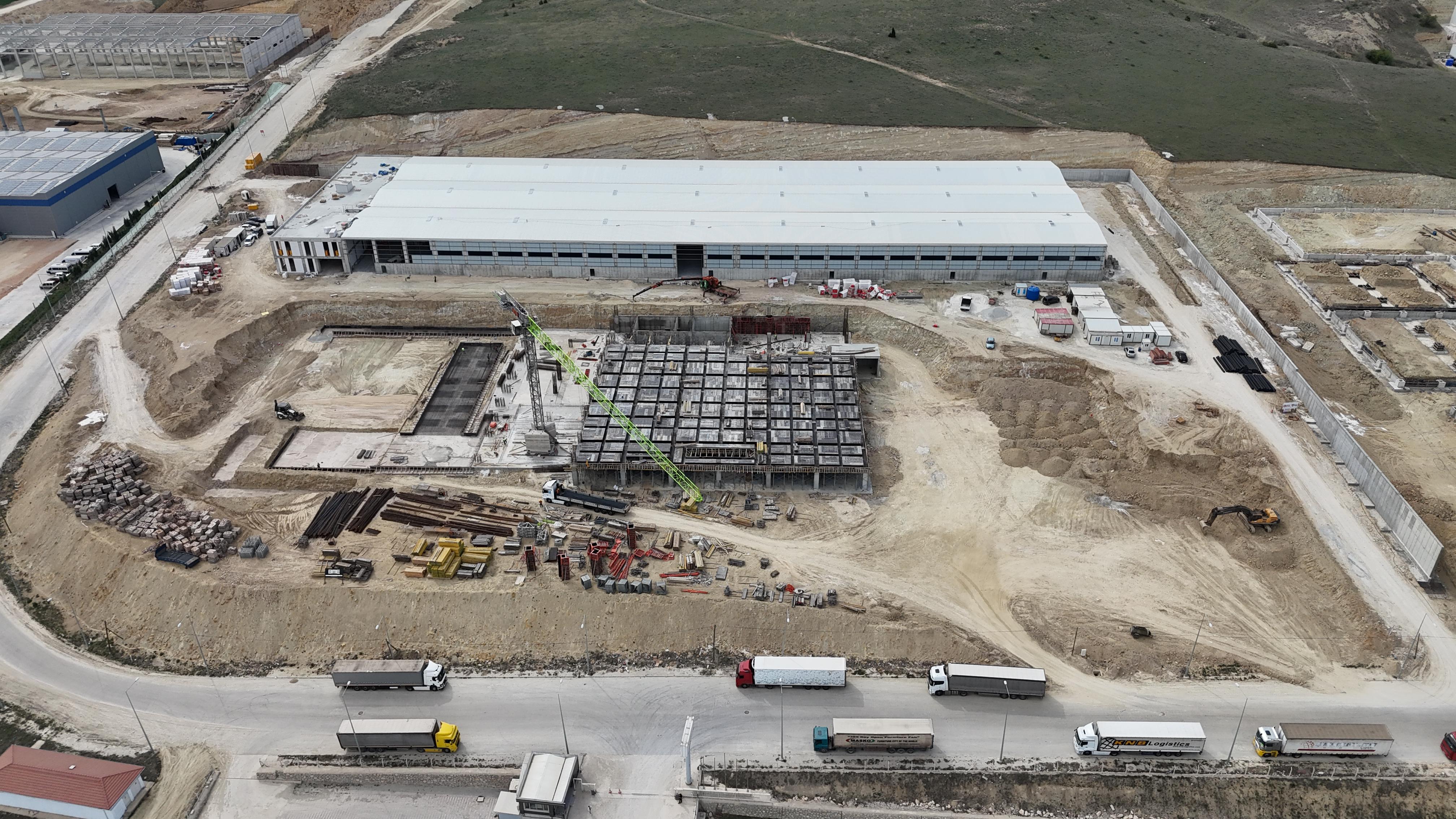 Current status of our new factory located in Bilecik/Bozüyük OSB!